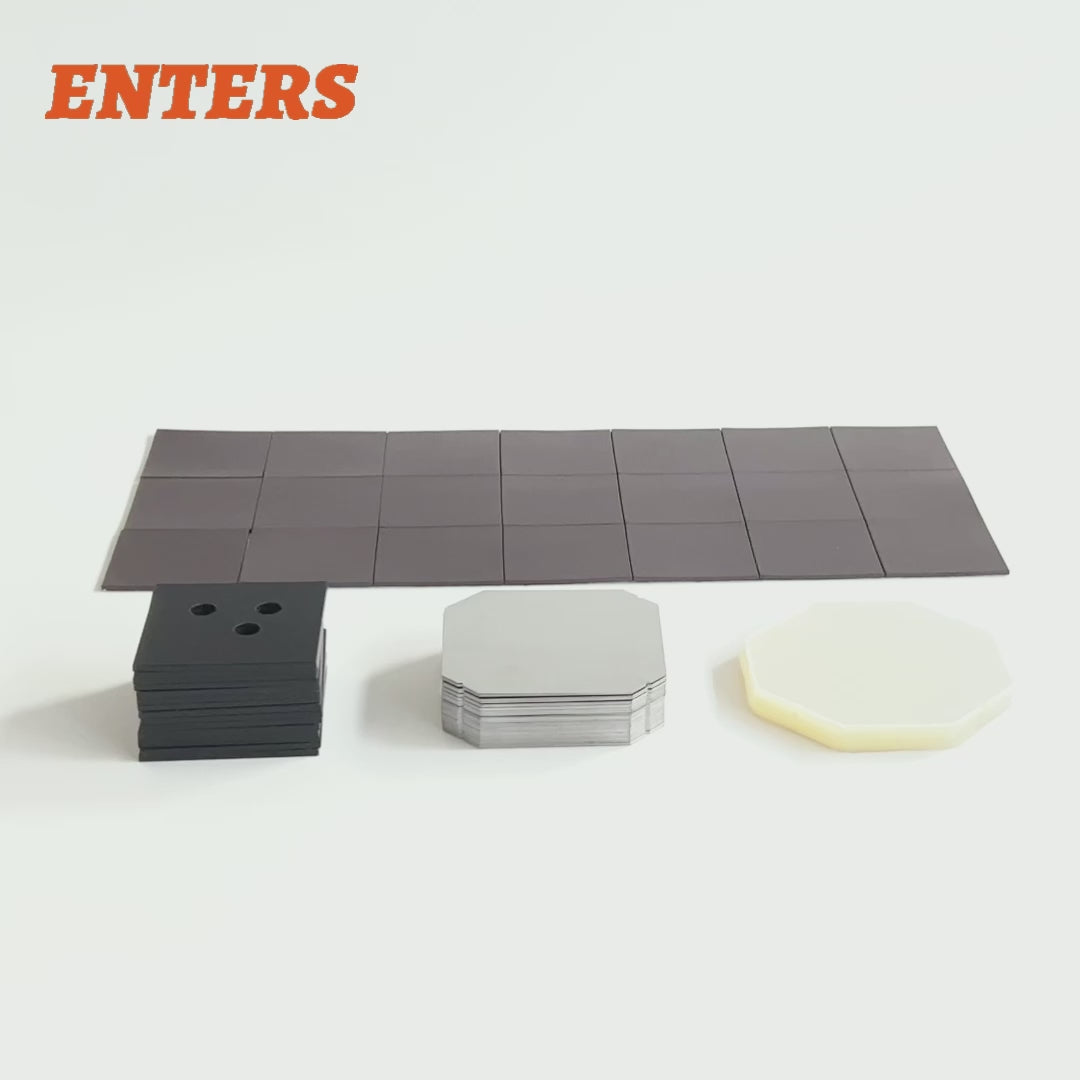 1,000 sets of 50*50mm acrylic series fridge magnet consumables